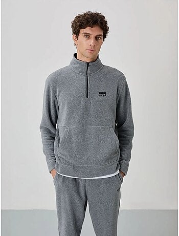 Conjunto de sweatshirt e calças em polar de poliéster para homem tommy