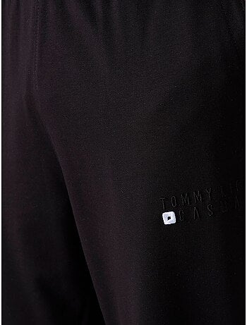 Conjunto de sweatshirt e calças oversize gola redonda tommy