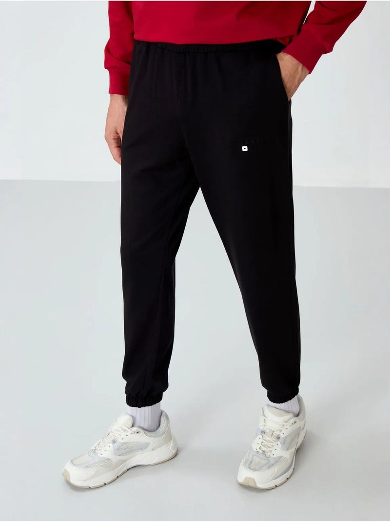 Conjunto de sweatshirt e calças oversize gola redonda tommy Vermelho - Kiabi