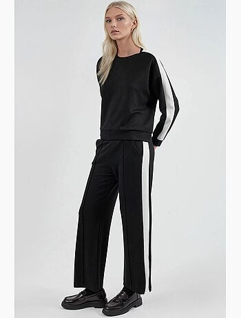 Conjunto de sweatshirt e calças regular fit modal touch hiccup