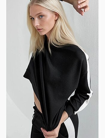 Conjunto de sweatshirt e calças regular fit modal touch hiccup