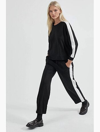 Conjunto de sweatshirt e calças regular fit modal touch hiccup