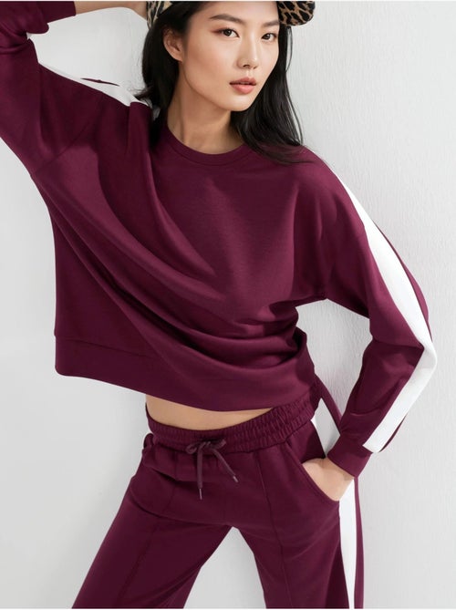 Conjunto de sweatshirt e calças regular fit modal touch hiccup - Kiabi Conjunto de sweatshirt e calças regular fit modal touch hiccup - Kiabi