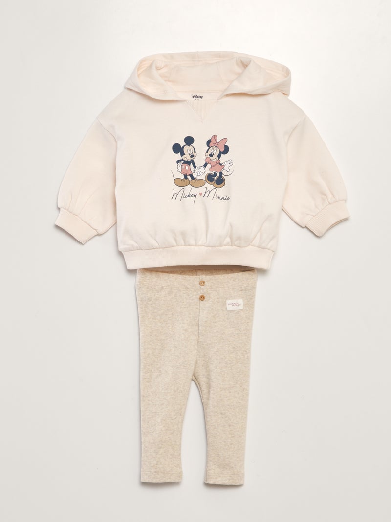 Conjunto de sweatshirt + leggings 'Minnie' ROSA - Kiabi