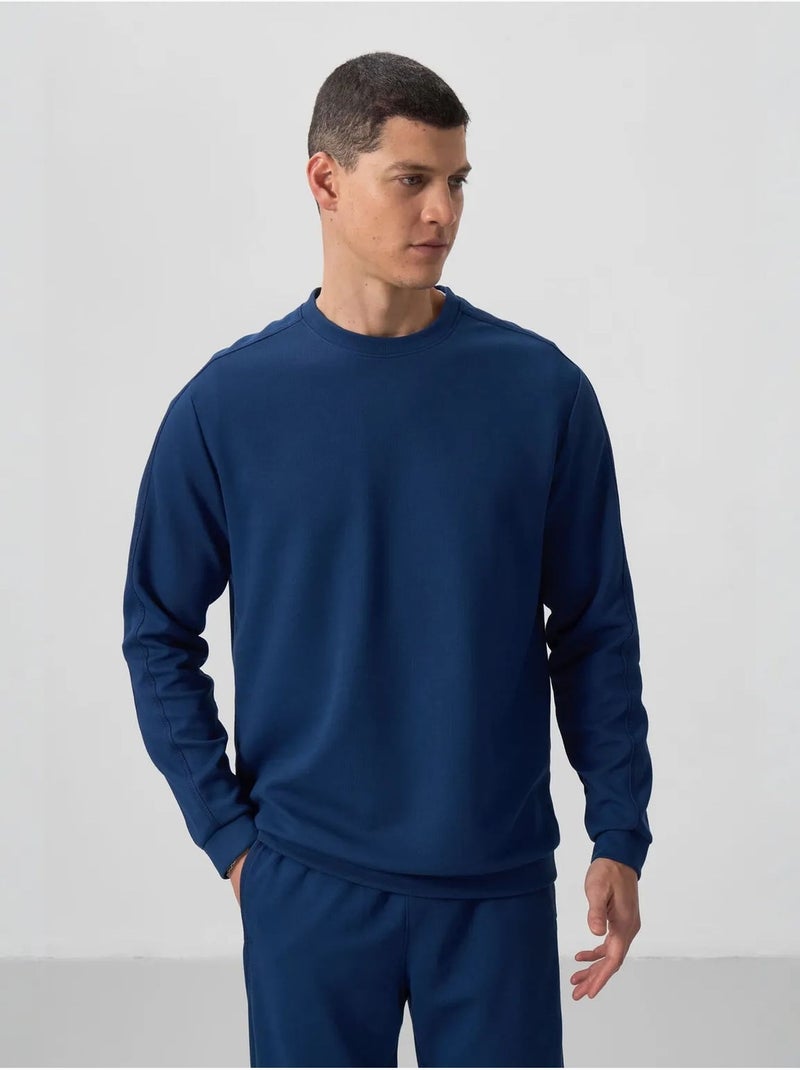 Conjunto de sweatshirt oversized e calças de homem tommy Azul-marinho - Kiabi