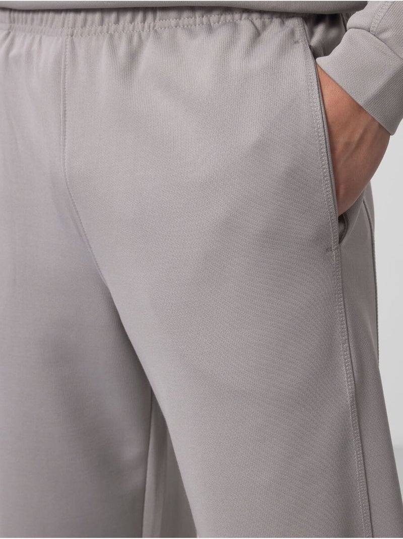 Conjunto de sweatshirt oversized e calças de homem tommy Cinza claro - Kiabi