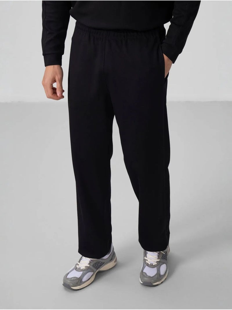 Conjunto de sweatshirt oversized e calças de homem tommy Preto - Kiabi