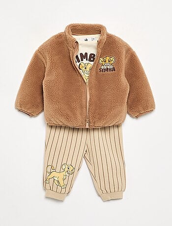 Conjunto sweatshirt + t-shirt + calças 'Tico e Teco' 'Disney' - 3 peças