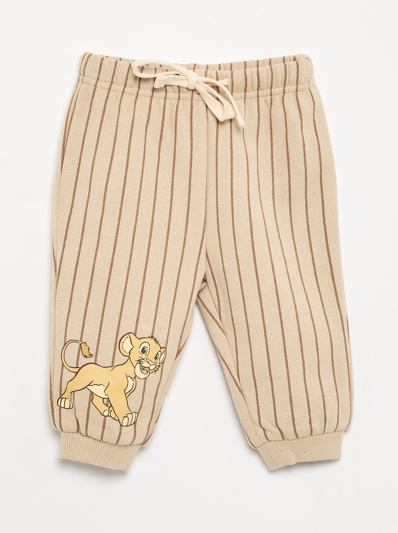 Conjunto de sweatshirt + t-shirt + calças 'Disney' - 3 peças Bege - Kiabi