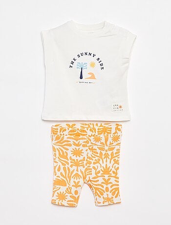 Conjunto de t-shirt + calções com estampado - Grafik Edition