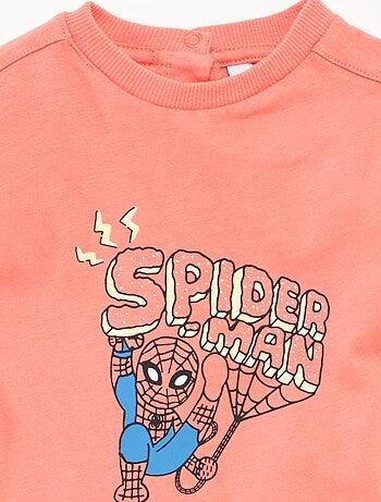 Conjunto de t-shirt + calções 'Homem-Aranha' 'Marvel' - 2 peças