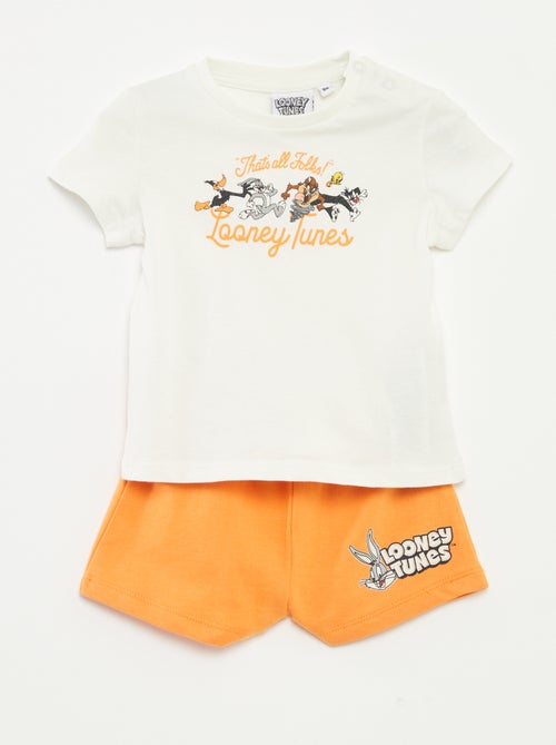 Conjunto de t-shirt + calções 'Looney Tunes' - 2 peças - Kiabi
