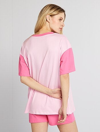 Conjunto de t-shirt e calções 'Barbie' - 2 peças