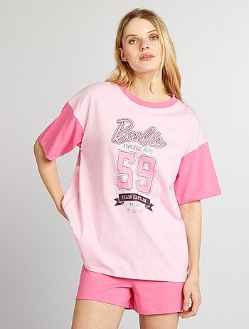 Conjunto de t-shirt e calções 'Barbie' - 2 peças