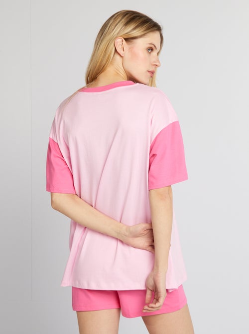 Conjunto de t-shirt e calções 'Barbie' - 2 peças - Kiabi