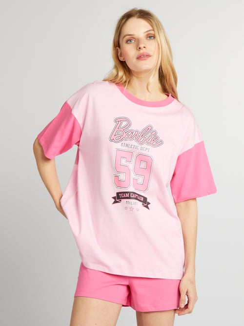 Conjunto de t-shirt e calções 'Barbie' - 2 peças - Kiabi