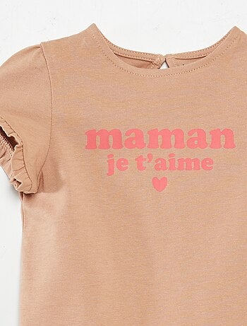 Conjunto de t-shirt + leggings nervuradas - 2 peças