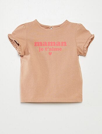 Conjunto de t-shirt + leggings nervuradas - 2 peças