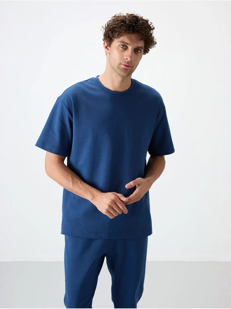 Conjunto de t-shirt oversized e calças de homem tommy Azul - Kiabi