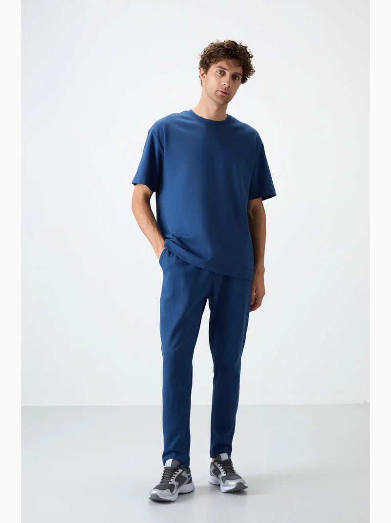 Conjunto de t-shirt oversized e calças de homem tommy Azul - Kiabi