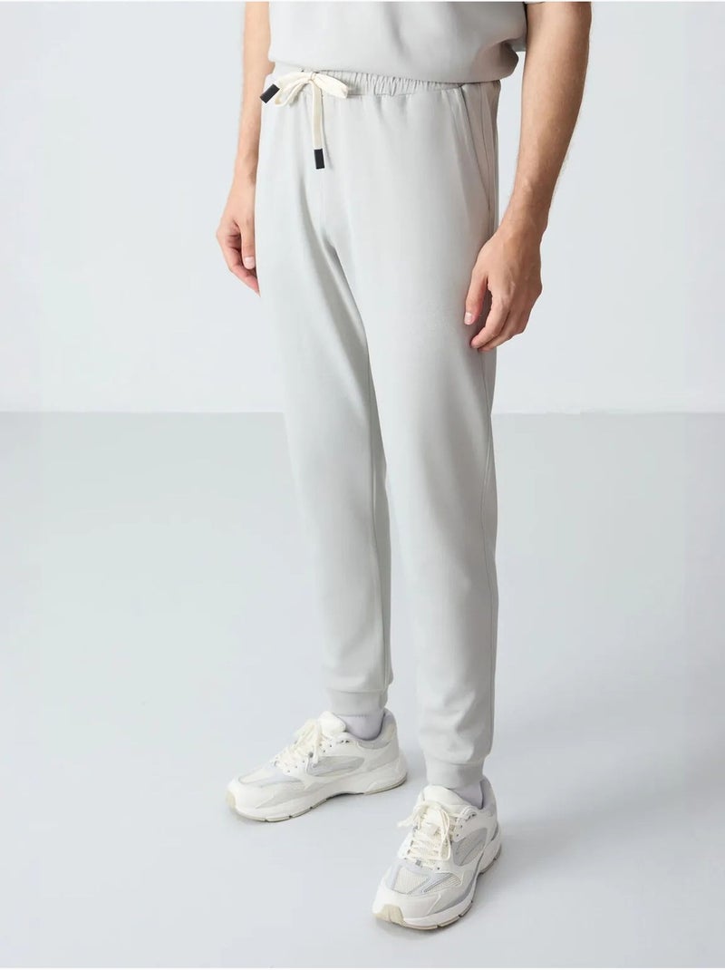 Conjunto de t-shirt oversized e calças de homem tommy Cinza claro - Kiabi