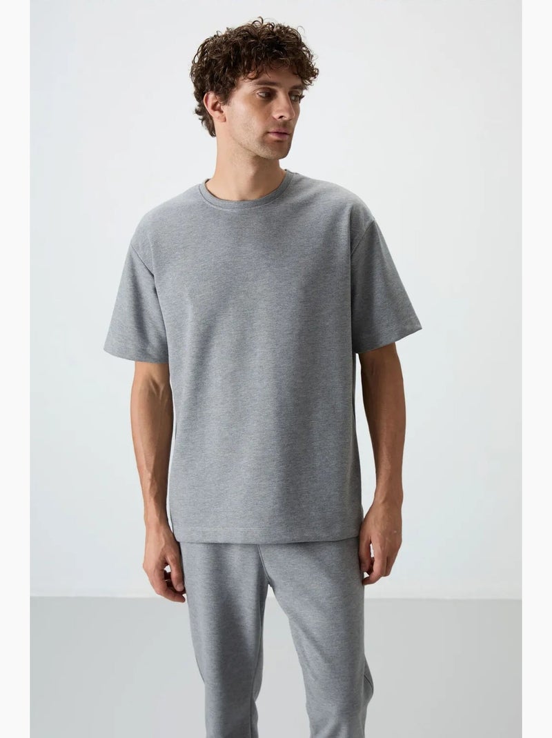 Conjunto de t-shirt oversized e calças de homem tommy Cinza - Kiabi