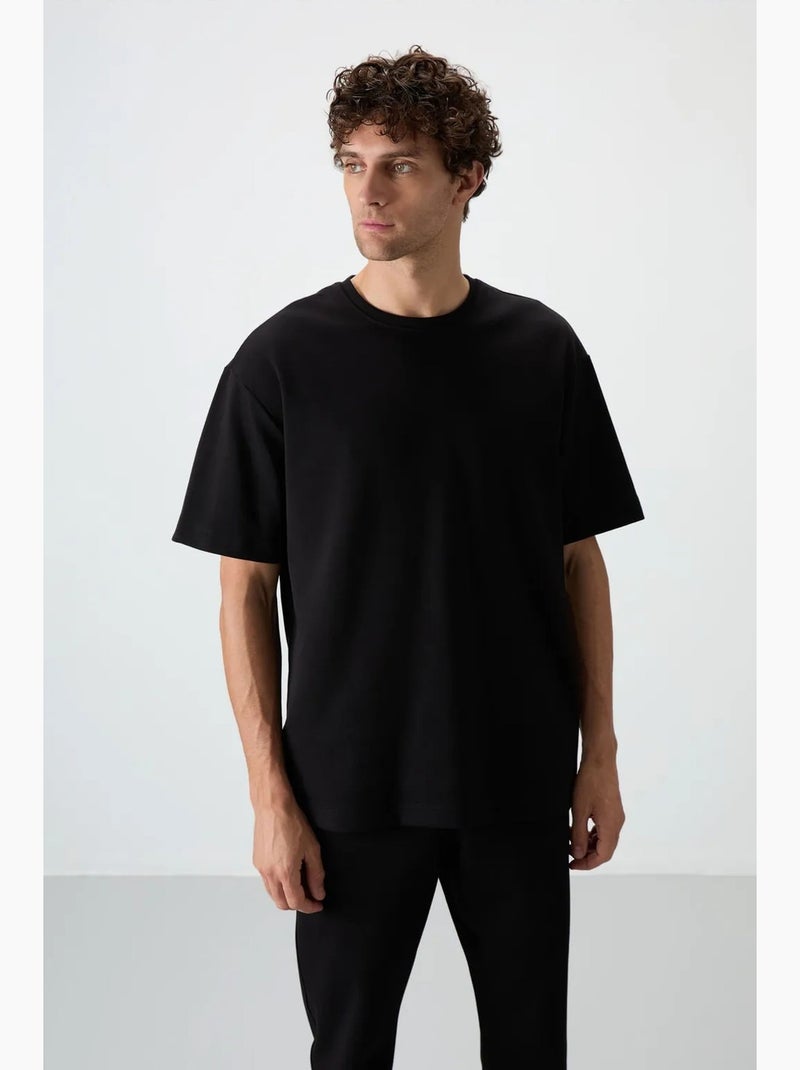 Conjunto de t-shirt oversized e calças de homem tommy Preto - Kiabi