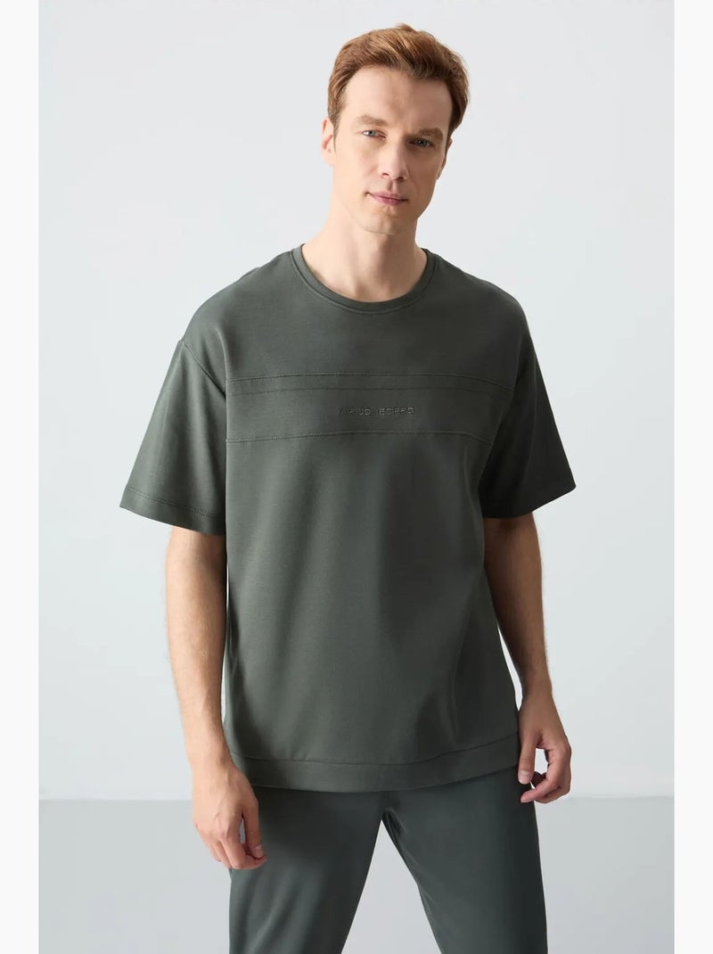 Conjunto de t-shirt oversized e calças de homem tommy Verde garrafa - Kiabi