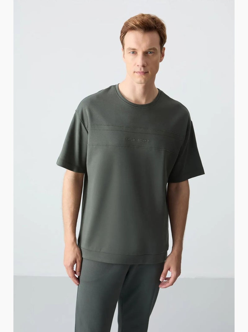 Conjunto de t-shirt oversized e calças de homem tommy Verde garrafa - Kiabi