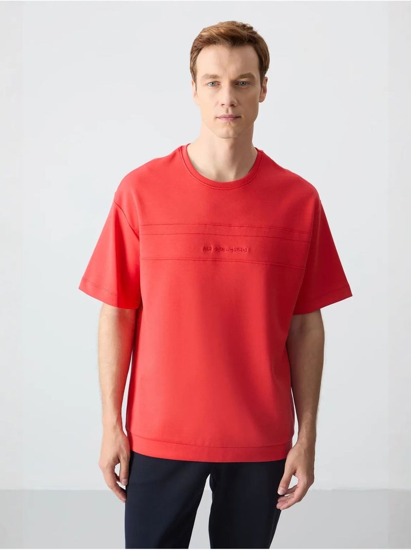 Conjunto de t-shirt oversized e calças de homem tommy Vermelho - Kiabi