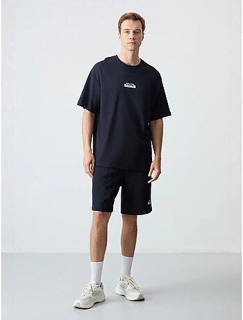 Conjunto de t-shirt oversized e calções para homem tommy