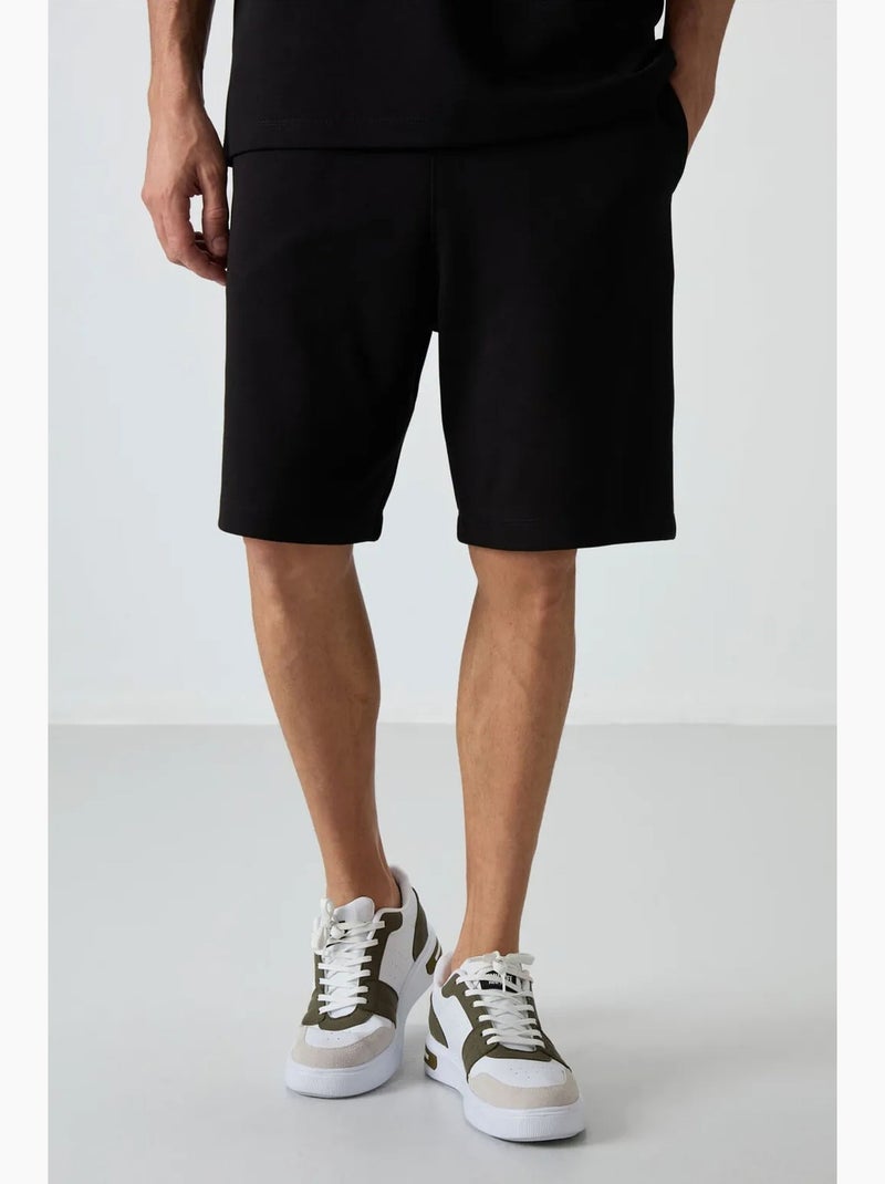 Conjunto de t-shirt oversized e calções tommy Preto - Kiabi