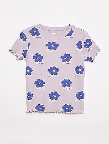 Conjunto de t-shirts caneladas - 2 peças