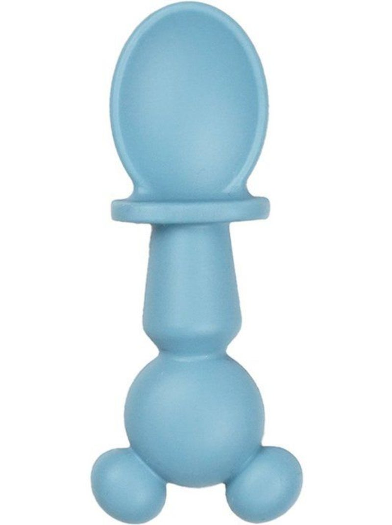 Conjunto de talheres silicone thermobaby disney baby mickey 2 peças Azul - Kiabi