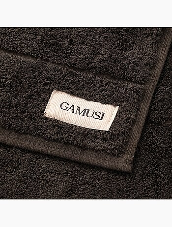 Conjunto de toalhas de duche e lavabo 100% algodão, 600 g/m², com presilha - Gamusi