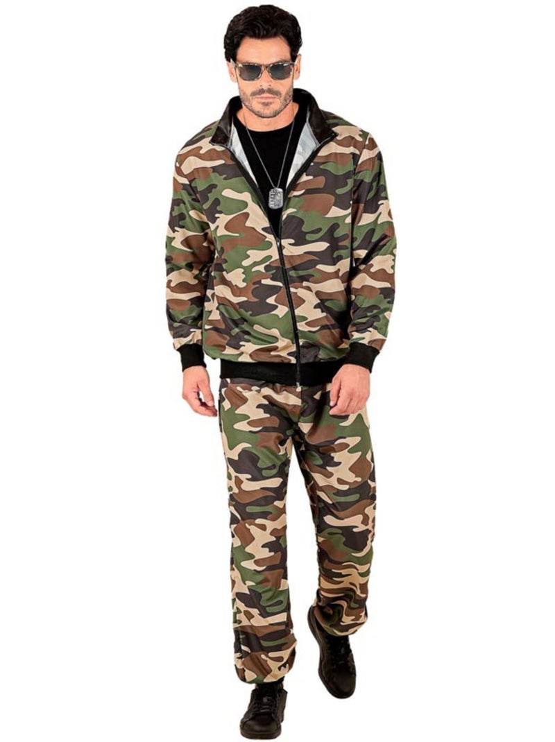 Conjunto de treino camuflado para festa Multicolorido - Kiabi