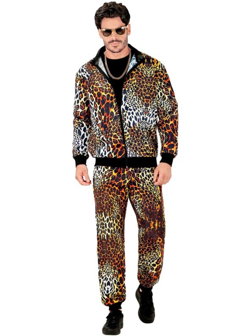 Conjunto de treino com estampa de leopardo neon Multicolorido - Kiabi