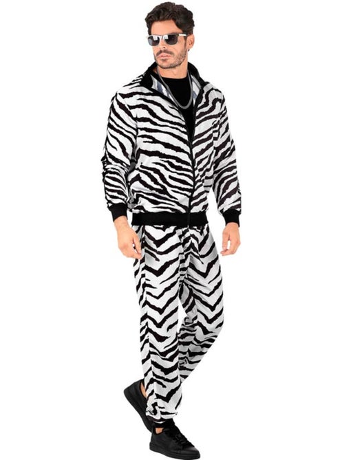 Conjunto de treino para festa com estampa de zebra neon - Kiabi