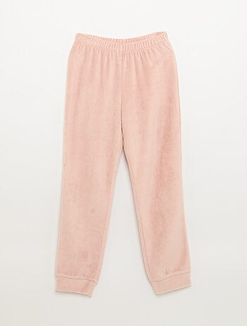 Conjunto de veludo - pijama de 2 peças + máscara de dormir