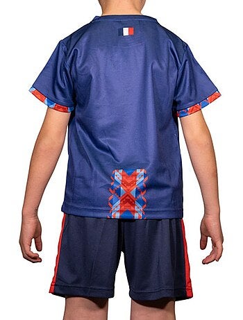 Conjunto Desportivo Infantil Azul/Vermelho Sport Zone Paris