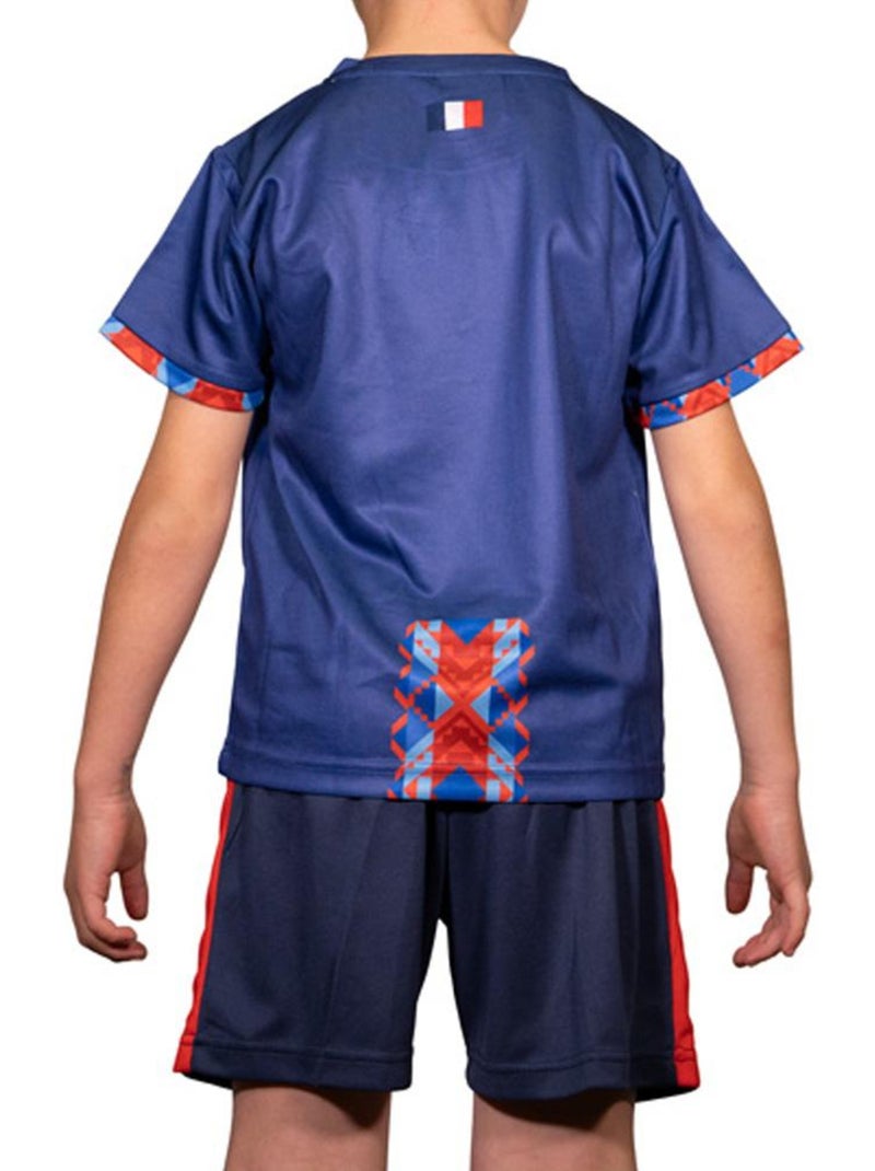 Conjunto Desportivo Infantil Azul/Vermelho Sport Zone Paris Azul - Kiabi