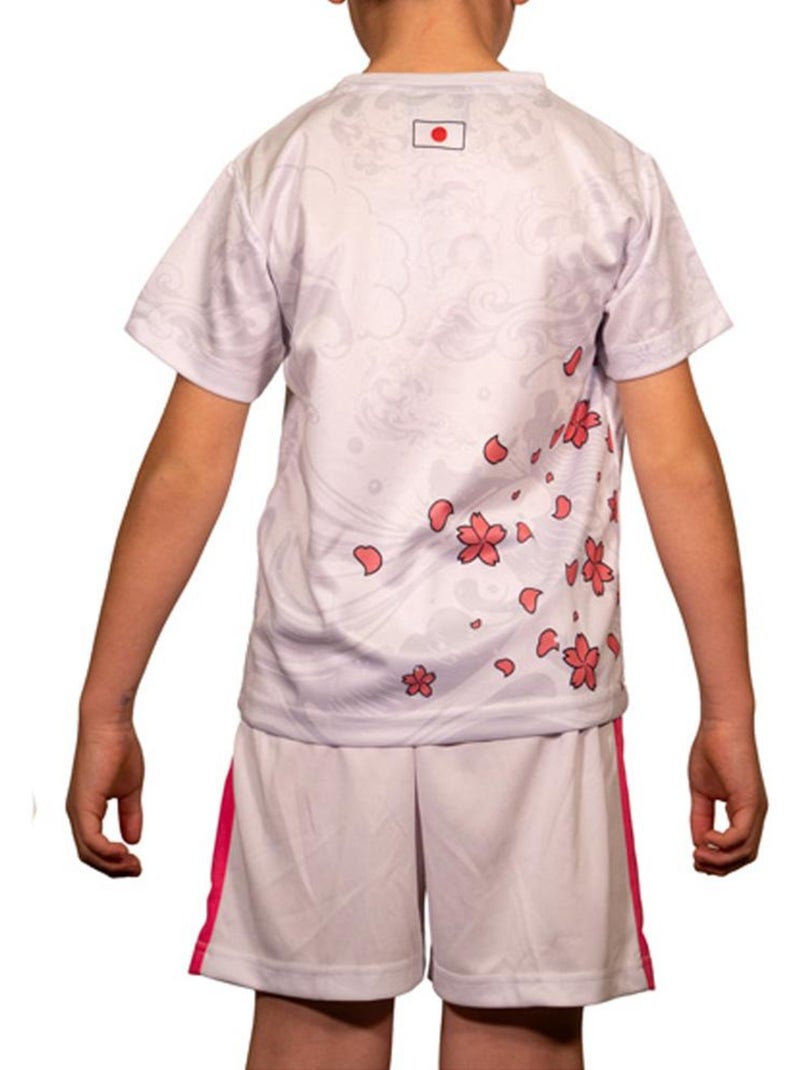Conjunto Desportivo Infantil Branco e Rosa Zona Tóquio Branco - Kiabi