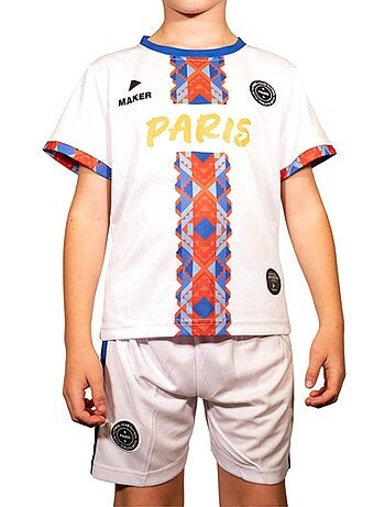 Conjunto Desportivo Infantil Branco/Vermelho Sport Zone Paris