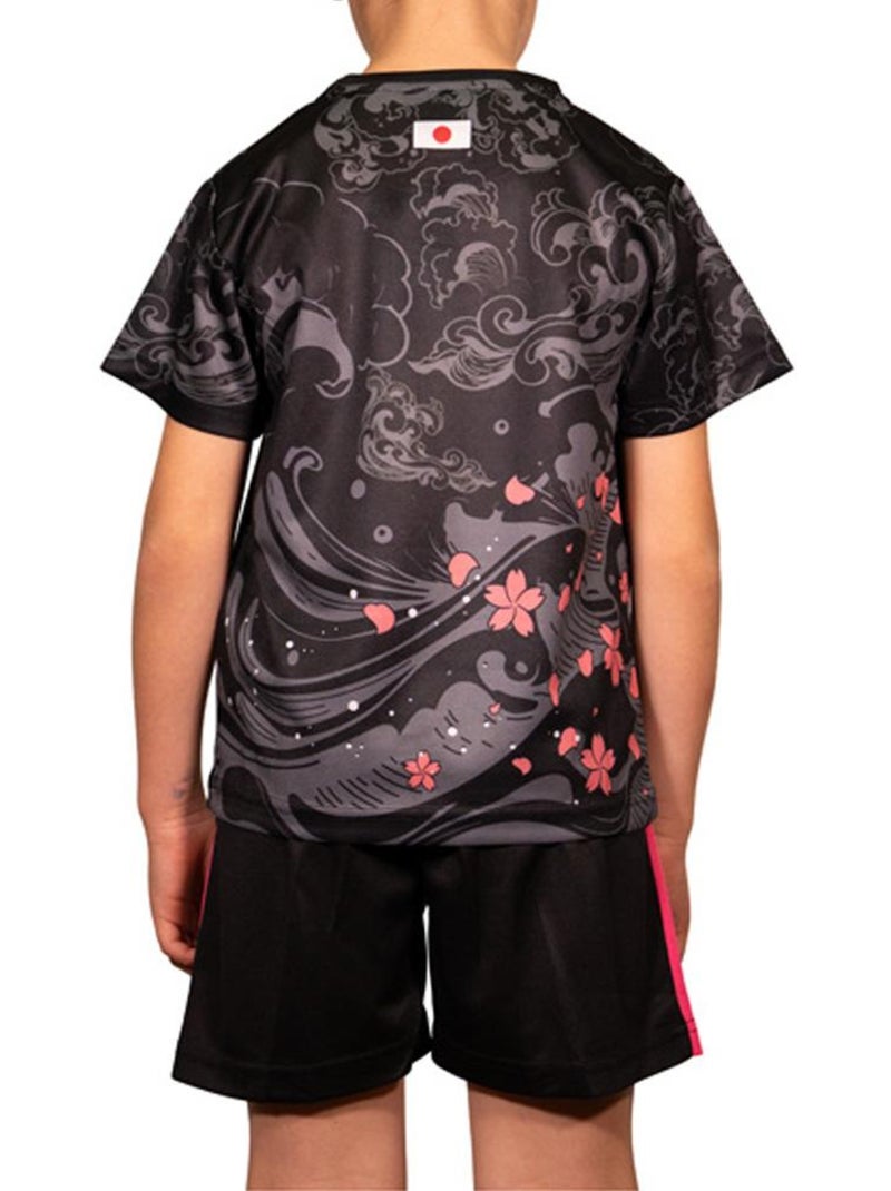 Conjunto Desportivo Infantil Preto e Rosa Tokyo Preto - Kiabi