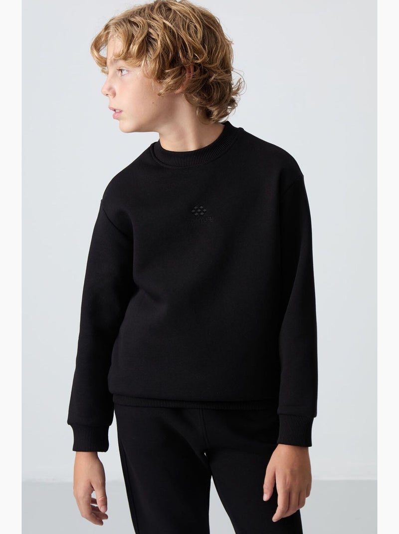 Conjunto desportivo infantil tommy Preto - Kiabi