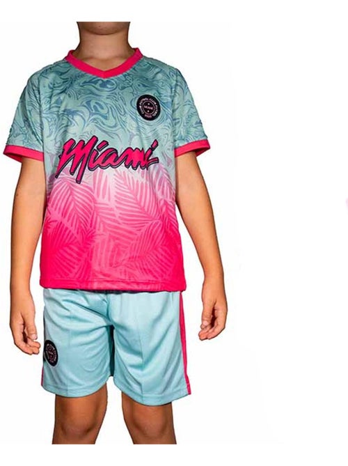 Conjunto Desportivo Infantil Turquesa e Rosa Miami Sport Zone - Kiabi Conjunto Desportivo Infantil Turquesa e Rosa Miami Sport Zone - Kiabi
