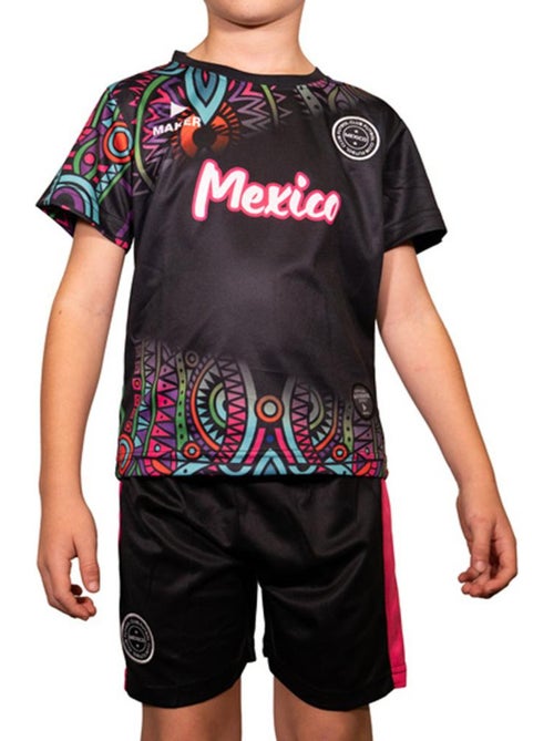 Conjunto Desportivo Preto para Criança Sport Zone México - Kiabi Conjunto Desportivo Preto para Criança Sport Zone México - Kiabi