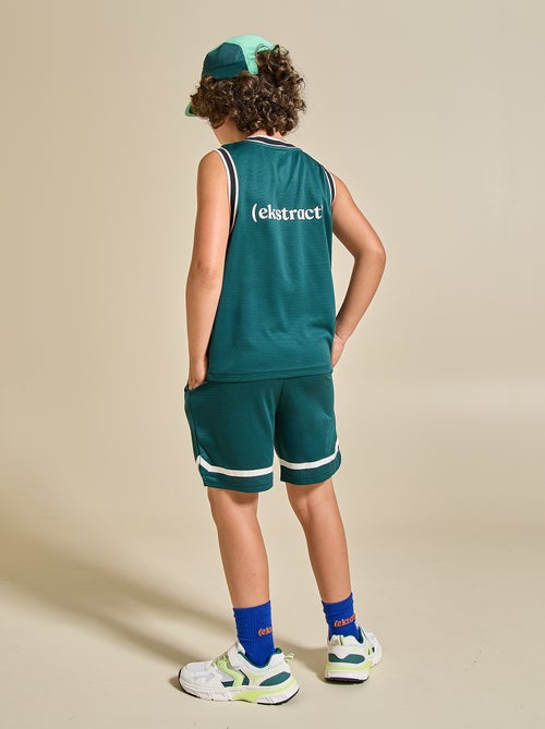 Conjunto desportivo top sem mangas + calções - (ekstract) - Kiabi