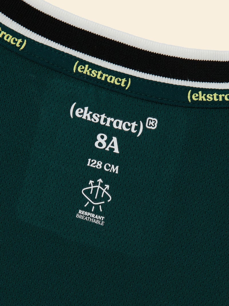 Conjunto desportivo top sem mangas + calções - (ekstract) Verde - Kiabi