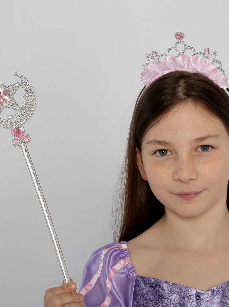 Conjunto diadema + varinha de princesa CINZA - Kiabi